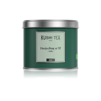 Les Thés noirs bio - Coffret 5 boîtes + pince à thé - 100 gr - kusmi tea