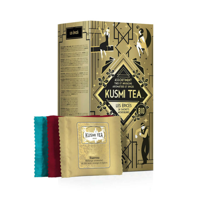 Assortiment de thé Les épicés Kusmi Tea 24 sachets